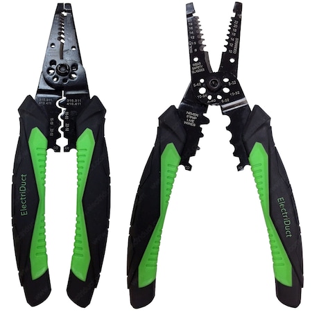 Electriduct Wire Stripper, Cutter, Crimper Multi-Function Hand Tool TL-ED-WSC001